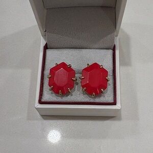 Kendra Scott Red Earrings